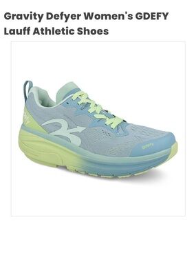 Gravity Defyer Women's GDEFY Lauff Athletic Shoes - Light Blue & Lime